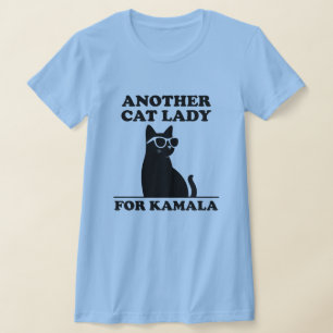 Camiseta Outra Senhora Gata para Kamala Harris 2024 Legal C
