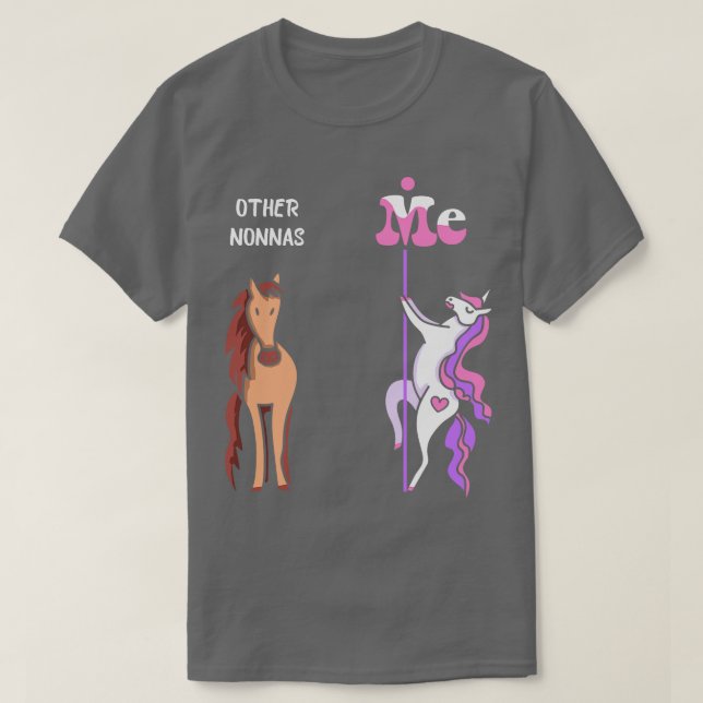 Camiseta Outras nonnas Eu Tee Unicorn Nonna Funny Gift Idea (Frente do Design)