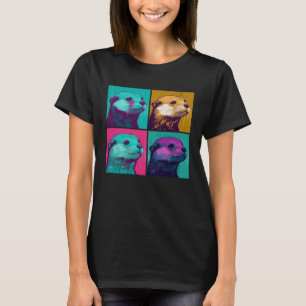 Camiseta Outras Pop: Ilustração de Animais Coloridos