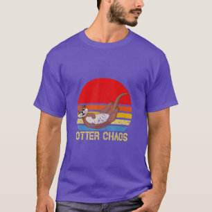 Camiseta Outro Caos Para Homens Frescos De Animais Mais Lon
