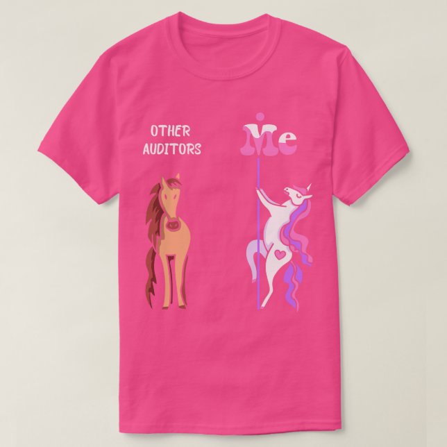 Camiseta Outros auditores - Tee Unicorn Auditor Funny Gift  (Frente do Design)