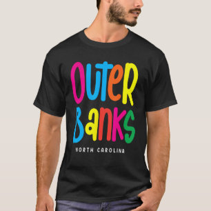 Camiseta OUTROS Bancos OBX North Carolina NC Vintage Retro 