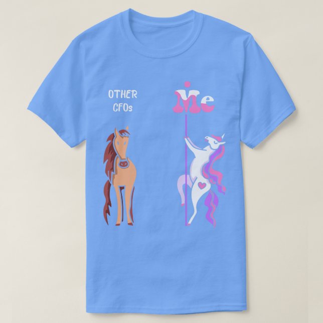 Camiseta Outros CFOs Me Tee Unicorn CFO Funny Gift Idea CFO (Frente do Design)