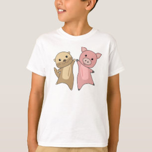 Camiseta Outros Suínos Doce Para Amantes de os animais Infa