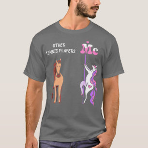 Camiseta Outros tênis jogadores Me Tee Unicorn Tênis Player