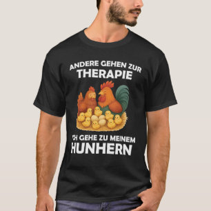 Camiseta Outros Vão Para Terapia Amante de Frango Engraçado