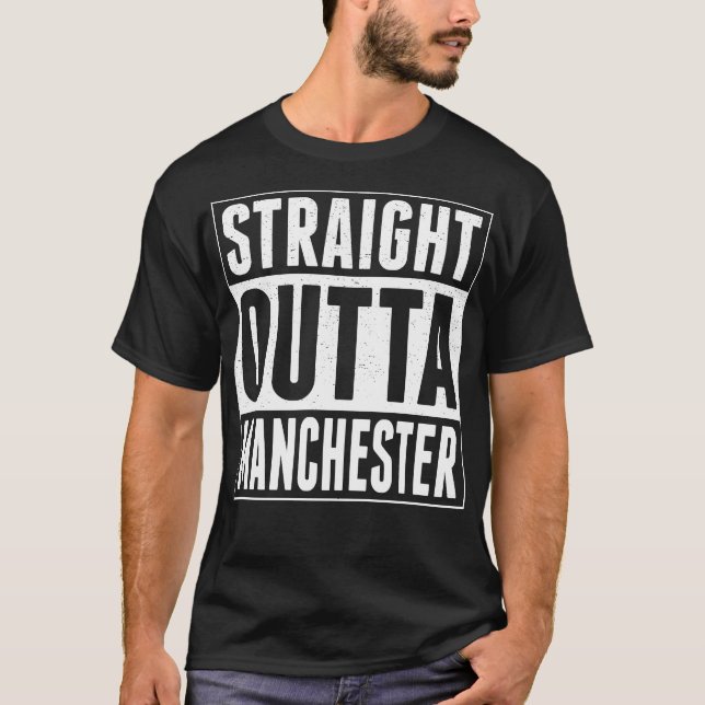 Camiseta Outta reto Manchester (Frente)