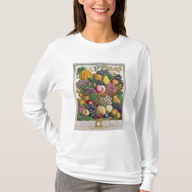 Camiseta Outubro, 'de doze meses das frutas (Frente)