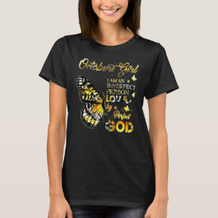 Camiseta Outubro Girl Eu Sou Uma Pessoa Imperfeita Amada Po