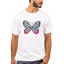 Outubro Tourmaline Glasswing Butterfly Design