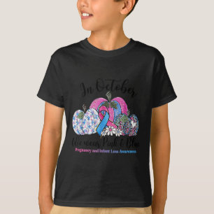 Camiseta Outubro Usamos Nk &amp; Azul Gravidez Infantil Per