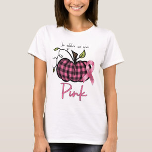 Camiseta Outubro Vestimos Awarene do Cancer de Mama de Pump