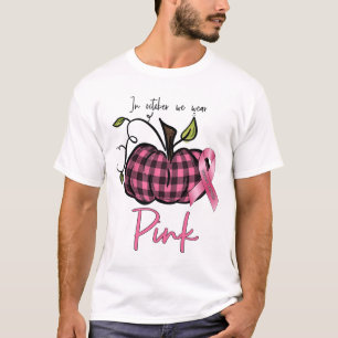 Camiseta Outubro Vestimos Awarene do Cancer de Mama de Pump