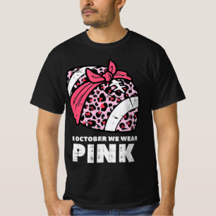 Camiseta Outubro Vestimos Cancer de futebol rosa