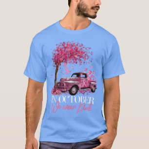 Camiseta Outubro Vestimos Carruagens Rosa Pumpkin Cancer A