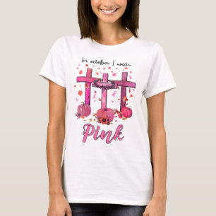 Camiseta Outubro Vestimos com conhecimento do Cancer da Mam
