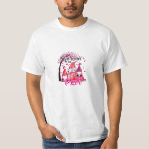 Camiseta Outubro Vestimos Gnomos Rosa