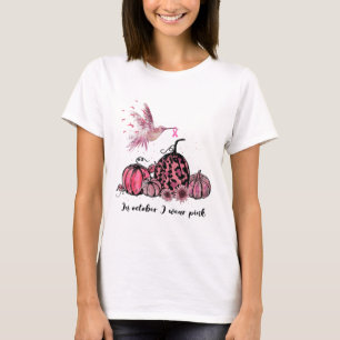 Camiseta Outubro Vestimos o Cancer de Mama Rosa de Hummingb