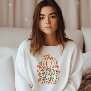 CAMISETA OUTUMN THEMN HELLO FALL PUMPKIN