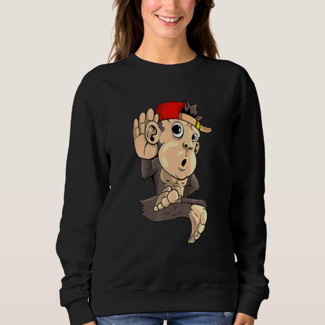 Camiseta Ouvir macacos (Frente)