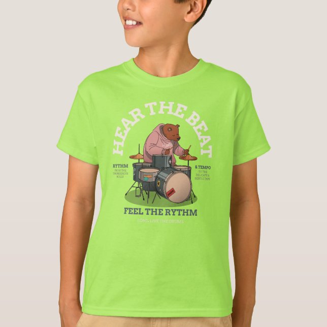 CAMISETA OUVIR O RITMO (Frente)