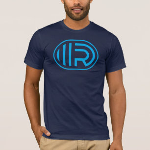 Camiseta Oval Clássico IIIRD (Logotipo Azul Claro)