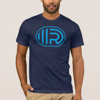 Camiseta Oval Clássico IIIRD (Logotipo Azul Claro)