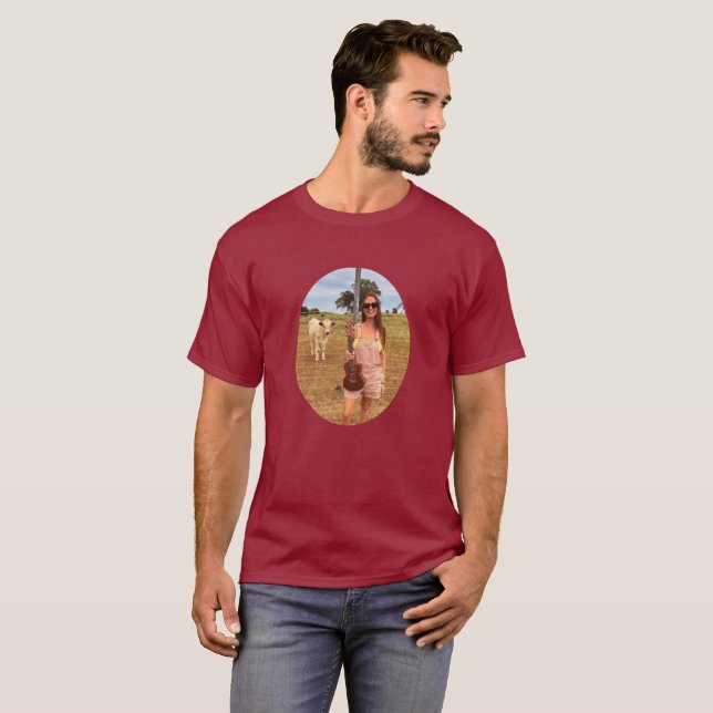 Camiseta Oval I.L.Y (Frente Completa)