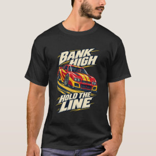 Camiseta Oval Racer Banco Alto Segure a Linha