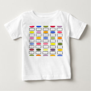 Camiseta Ovalas e Retângulos - Jardim Flor