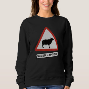 Camiseta Ovelha Acontece Ovinos Pecadores Lã De Farmação