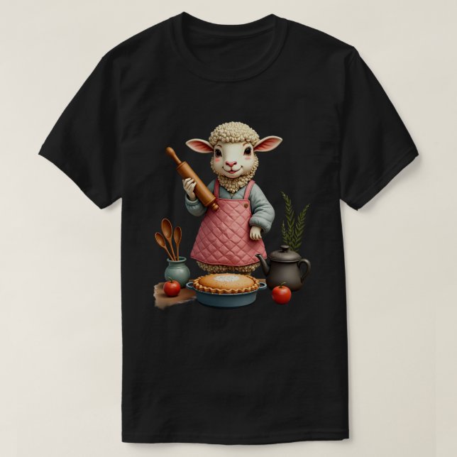 Camiseta Ovelha Assando (Frente do Design)