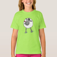 Ovelha Bobo divertida com Flor, Garotas Hoodie