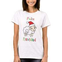 Ovelha de Natal Fofa – Feliz Navidad