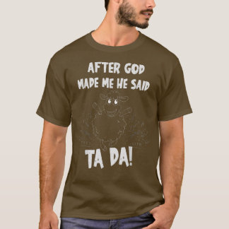 Camiseta Ovelha Depois De Deus Me Fez Dizer Tada