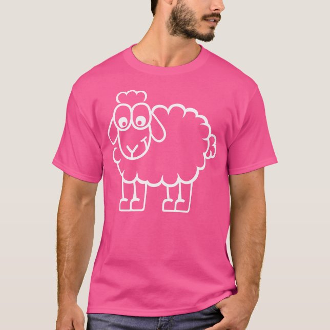 Camiseta Ovelha Engraçada (Frente)