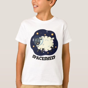 Camiseta Ovelha Espacial Astronauta Engraçado Trocadilho
