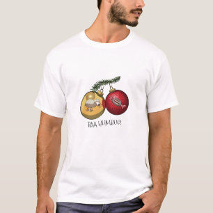 Camiseta Ovelha Fofa Baa Humbug! Desenho do Natal do Avaren