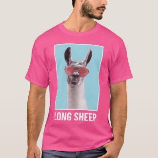Camiseta Ovelha Longa Animal Engraçado engraçado