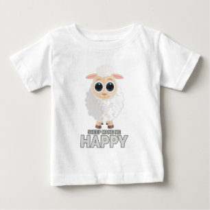 Camiseta Ovelha me faz feliz