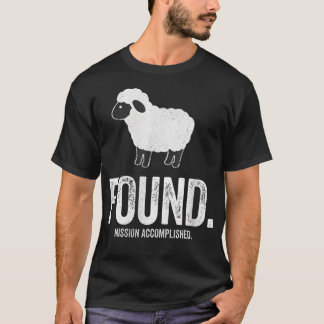 Camiseta Ovelha Minimalista Cristã Salmo 23 Cordeiro