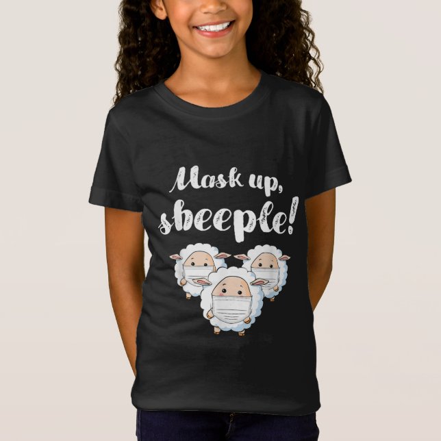 Camiseta Ovelha na máscara | Presente perfeito para Amantes (Frente)