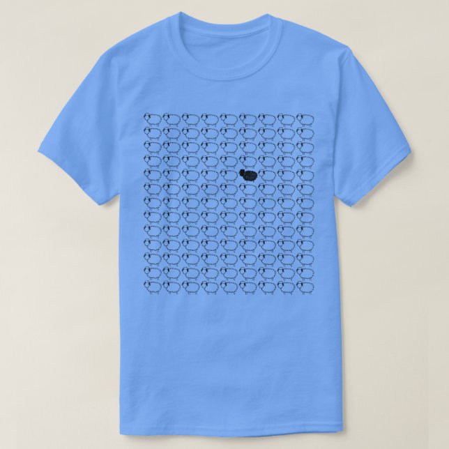 Camiseta Ovelha Negra (Frente do Design)