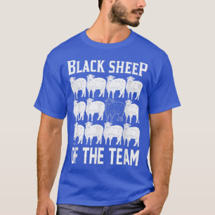 Camiseta Ovelha Negra Da Equipe Diz Humor Sarcástico Da