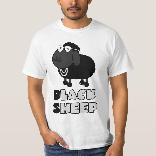 Camiseta ovelha negra da família (Frente)