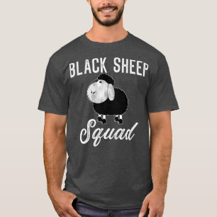 Camiseta Ovelha Negra Engraçada Esquadrão Negra