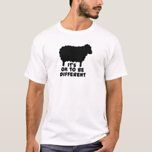 Camiseta Ovelha Negra - Está tudo bem ser diferente