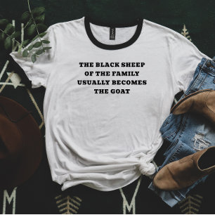 Camiseta Ovelha Negra Torna-se o GOAT