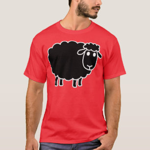 Camiseta Ovelha Que É Piadas Negra Engraçada Sarcástica