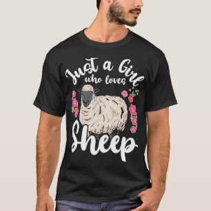 Camiseta Ovelha só uma garota que ama ovelha